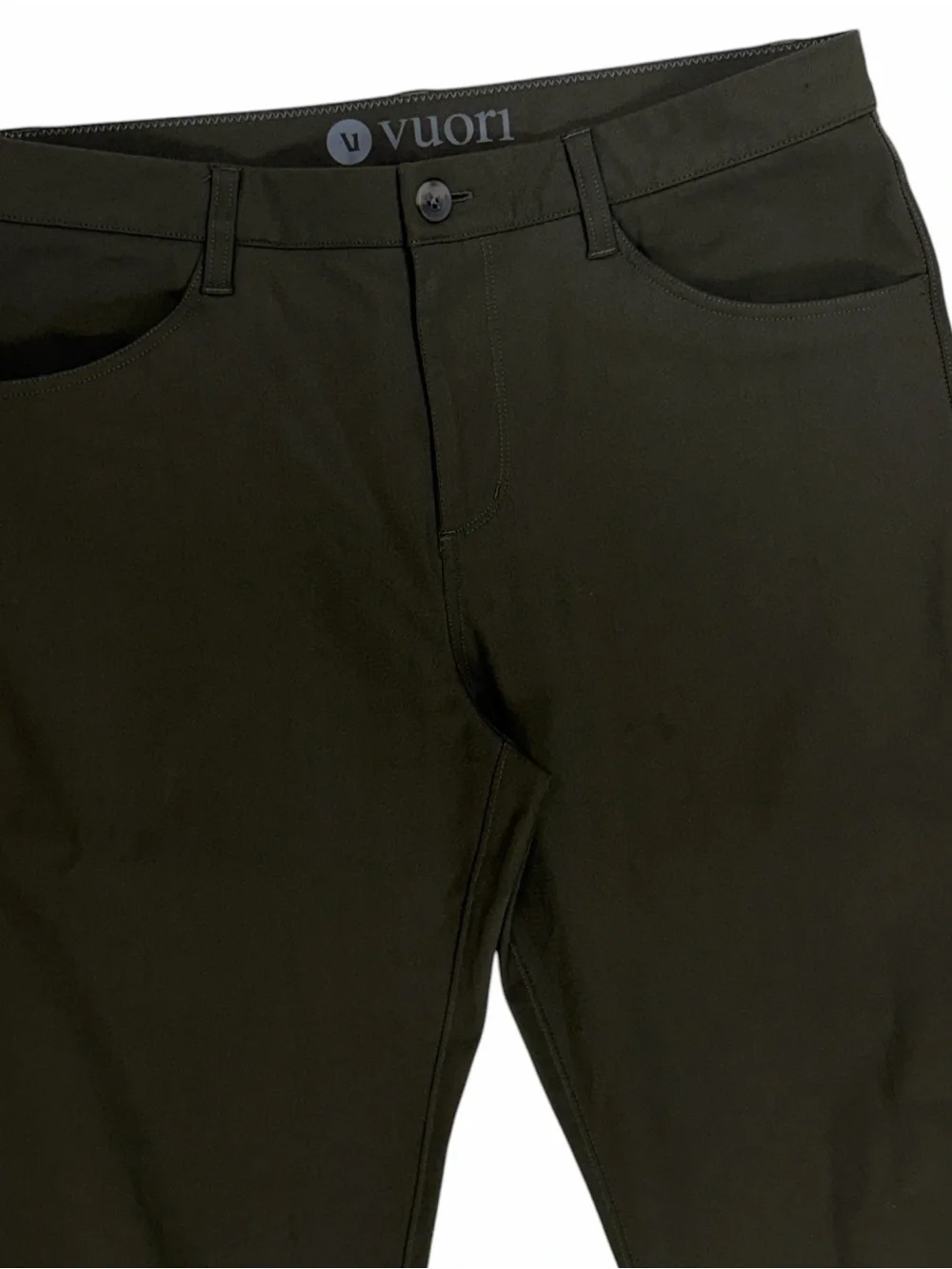 Vuori Pants Mens 32 Green Meta Athletic Slim 5 Pocket Golf Chino Trouser V427